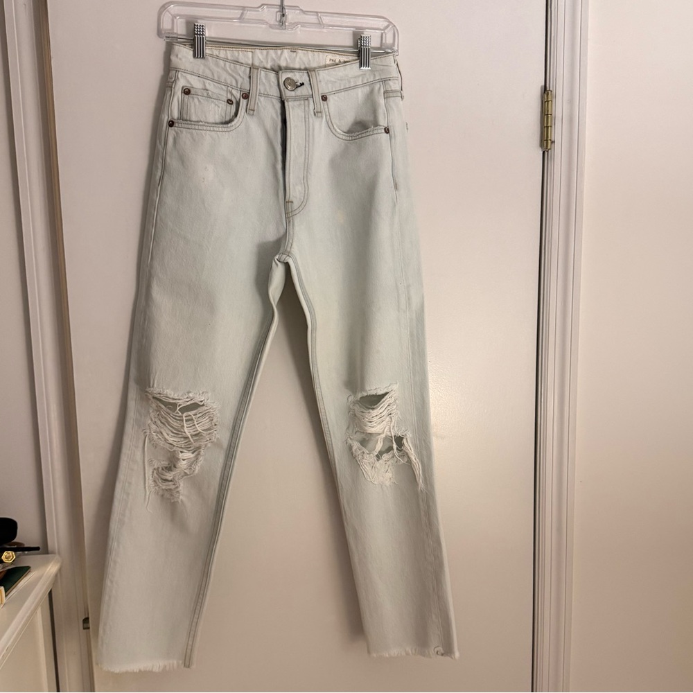 Rag & Bone Distressed Maya High Rise Jeans Size 25